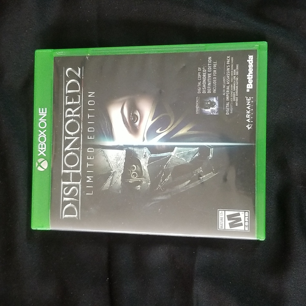 Xbox one DisHonored 2 limited edition